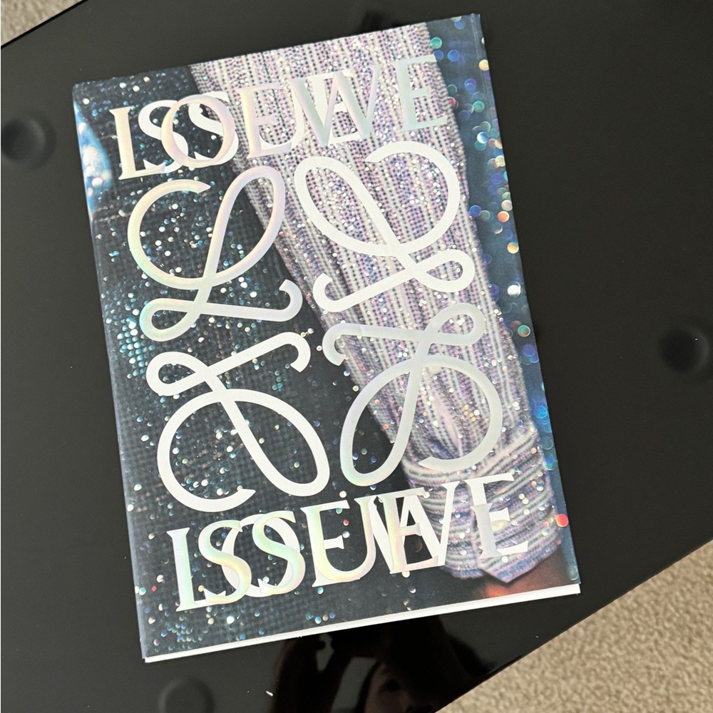 Loewe issue 4 fashion lifestyle magazine with 4 pages stickers brand new